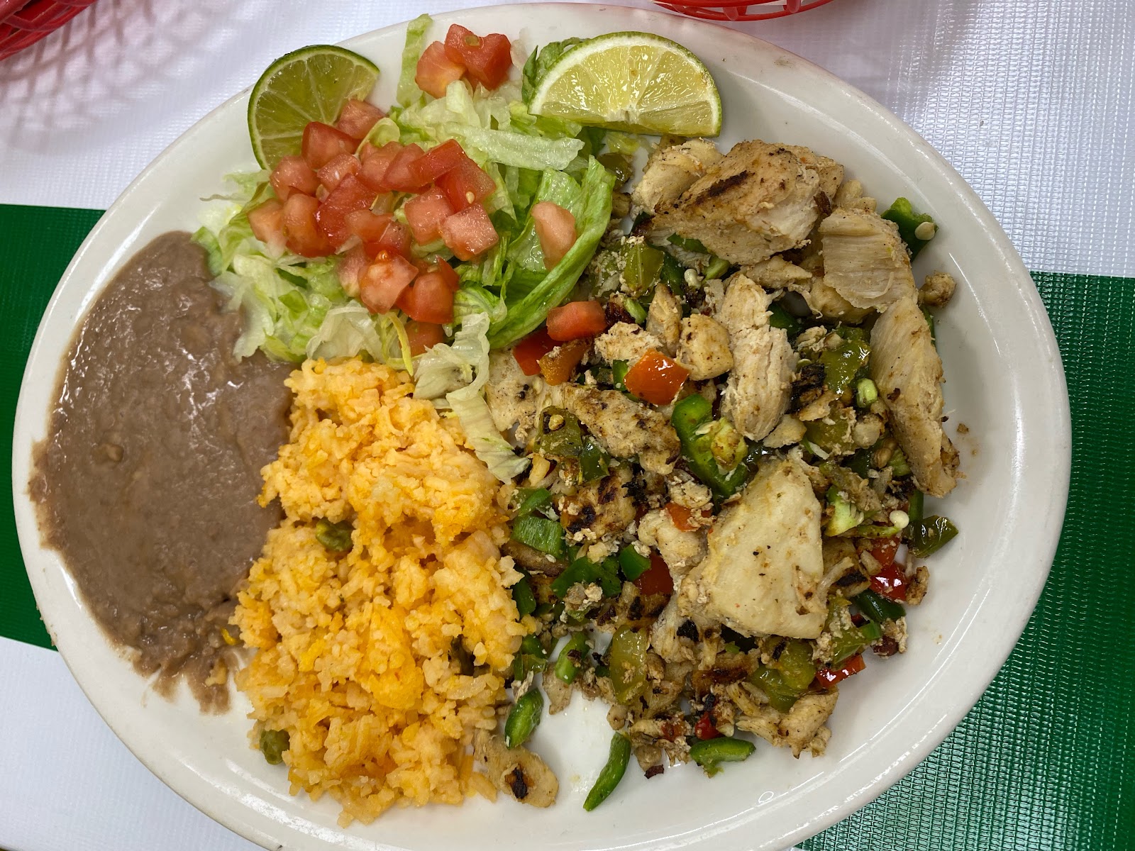 Fresh Mexican dishes served at La Escondida